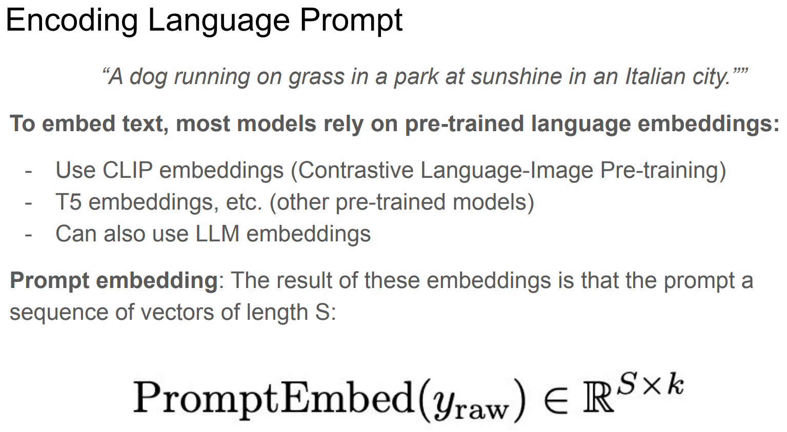 Encoding Prompt